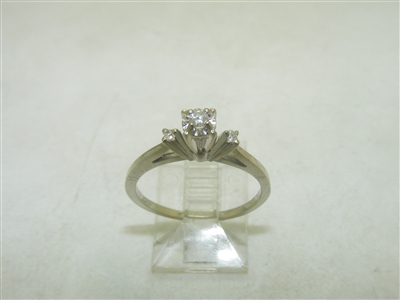 Gorgeous 14k White Gold Diamond Ring