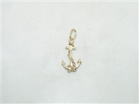 10k Yellow Gold Anchor Pendant