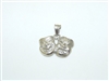 14k White Gold Drama Acting Pendant