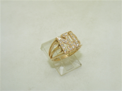 NJ Initial Diamond Ring