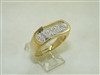 14k Yellow gold Diamond Ring