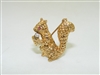 Beautiful 14k Yellow Gold Squirrel