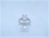 Gorgeous Platinum Emerald Cut Diamond Ring GIA certified