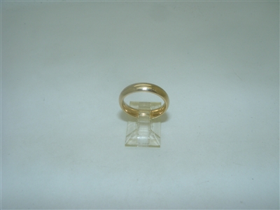 14k yellow gold Comfort wedding band