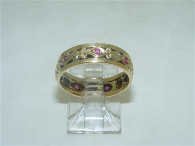 Natural Round Ruby Ring