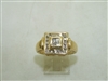 14k Diamond Yellow Gold Ring