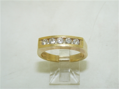 14k Yellow Gold Diamond Ring