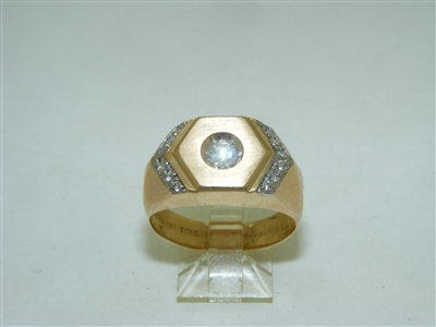 14k Mens Yellow gold ring