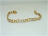 14k Yellow Gold Diamond Bracelete