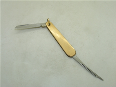 Vintage Gold Plated Pocket Knife