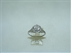 Art Deco 18k White Gold Diamond ring