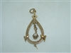 Vintage Hanging Single Diamond Pendant