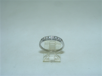 14k Diamond white gold ring for women