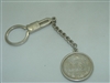 Mexican Silver Coin keychain