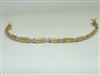 10k Yellow & White Gold  Diamond Bracelet