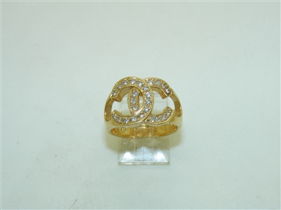 14k Yellow Gold Designer Ring