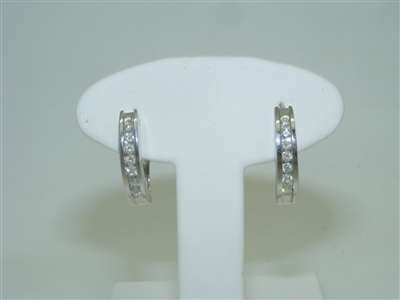 Beautiful Diamond French Clip Earring