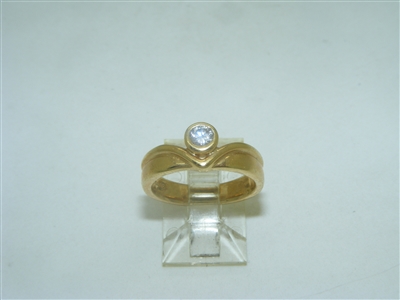 18k Yellow Gold Diamond Ring