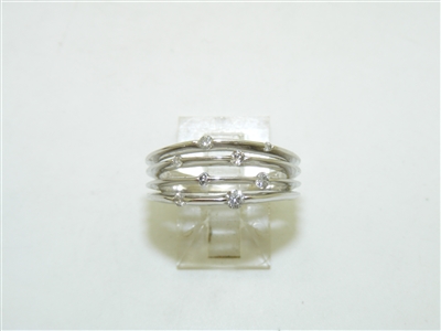 10k White Gold Diamond Ring