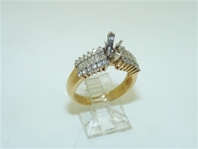 Open Setting Diamond Ring