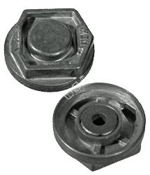 Eureka End Cap & Bearing (Hex) New Style for Wood Brush  37559