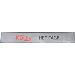 Kirby Bag Top Cover Label 192281A, 1HD, Gray and Silver