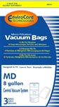 Modern Day Bag Paper Central Vac 8 Gallon Micro