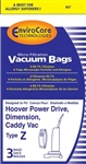 Hoover Bag Paper Type Z Microfilter 3 Pack