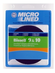 Bissell Generic Dirt Cup Filter Set Style 9 10 12 Replacement 3574 3576 6594 6579 6596