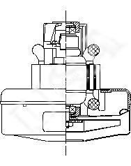 Lamb Motor 1 Stage 5.7 Thru Flow Ball Bearing