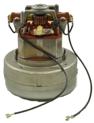 Domel Model 496.3.720-2 2-stage 120 volt 5.7 inch thru flow vacuum motor.