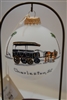 Carriage Ride Glass Ball Ornament