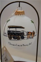 Carriage Ride Glass Ball Ornament