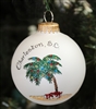 Palm Tree Christmas Ornament