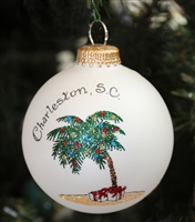 Palm Tree Christmas Ornament