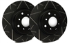 REAR PAIR - Peak Series Rotors With Black ZRC Coating - V06-1554-BP