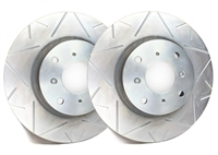 FRONT PAIR - Peak Series Rotors With Silver ZRC Coating - V32-375-P