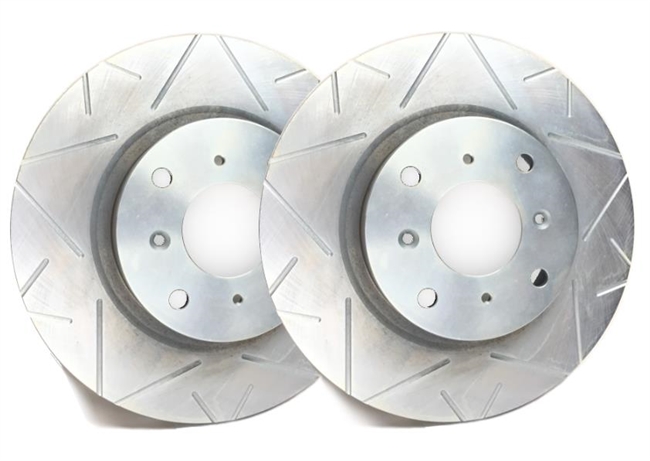 FRONT PAIR - Peak Series Rotors With Silver ZRC Coating - V55-054-P