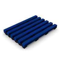 Plastex Blue Self-Draining Tub Mat