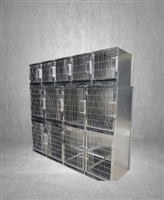 Stainless Steel Standard Combination 11 Bank Cage System