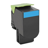 Lexmark 80C1HC0 Compatible High Yield Cyan Toner Cartridge