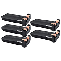 Toner Cartridge 5-Pack Value Bundle Compatible With Samsung SCX-D6345A