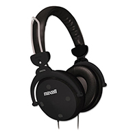 Maxell Deluxe Digital Headphones, Black