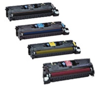HP Color LaserJet 8500, 8550 Compatible Laser Toner Cartridge Value Bundle (K/C/M/Y)