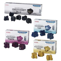 Xerox Genuine Phaser 8560 Ink Stick Value Bundle (All 15 Sticks 6K, 3C, 3M, 3Y)