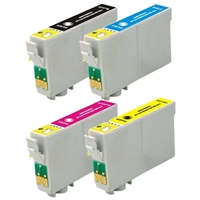 Epson T068 Remanufactured Ink Cartridge 4-Pack Value Bundle