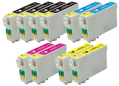 Epson T068 Remanufactured Ink Cartridge 10-Pack Value Bundle