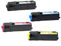 Dell Color Laser 1320C Compatible Toner Cartridge Value Bundle (Full Set of K/C/M/Y)