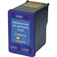HP C6657 (HP 57) Remanufactured Color Ink Cartridge