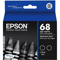 Epson Ultra High-Capacity Black Ink Twinpack (370 x 2 Yield)